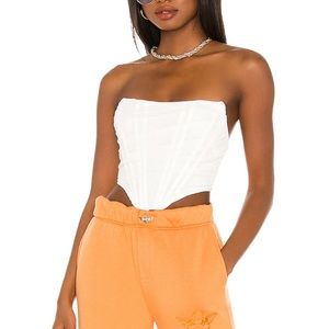 Revolve white corset